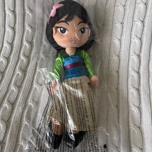 Disney Princess Mulan Plush Doll NEW RARE Plushy Soft Stuffed Toy Gift HtF